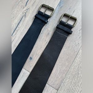 2x DKNY women’s leather belts